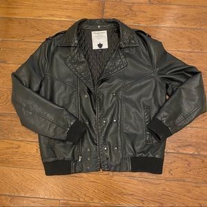 Black Hearts Brigade Leather Jacket